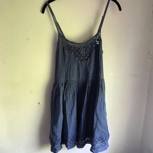 F21 crochet skater dress